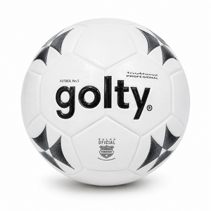 Balón de Fútbol Golty Tradicional Blanco Negro N°5