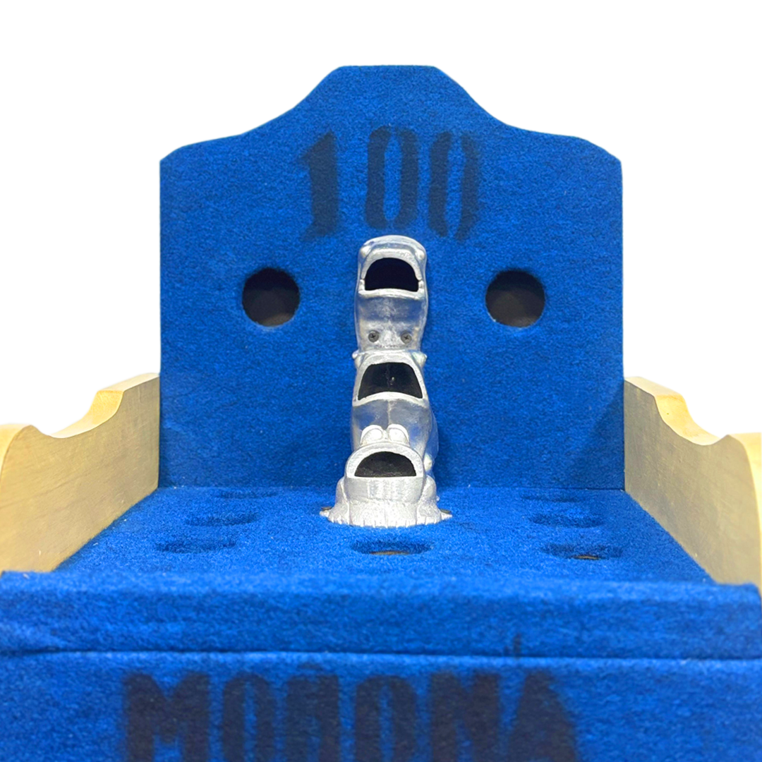 Juego de Sapo con 3 ranas metálicas