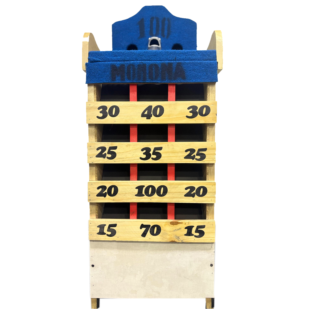 Juego de Sapo con 3 ranas metálicas