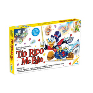 Juego de Mesa Monopolio Tío Rico Mc. Pato Versión Disney