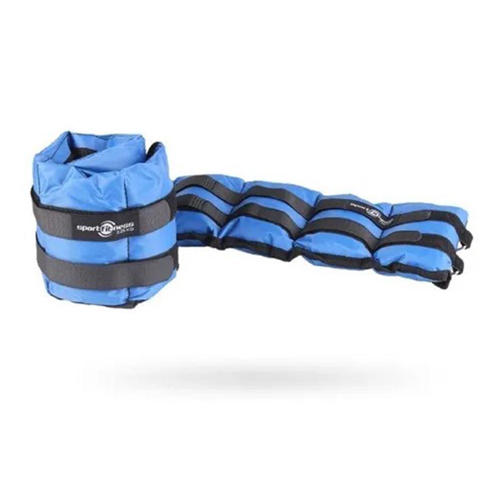 Pesas tobilleras ajustables azul 10 LB - El Deportista