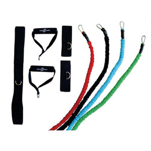 Set de bandas tubulares x 4 recubiertas con diferentes agarres